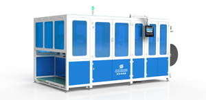 Alça horizontal do colchão XDB-BS05-ZB + linha de produção automática de costura de etiqueta frontal