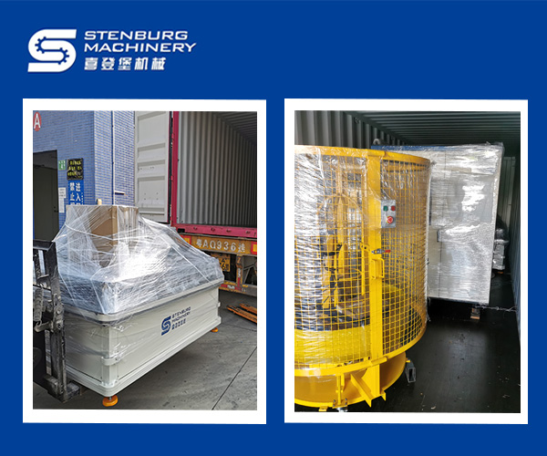 Carregar várias máquinas e equipamentos de colchão para clientes no exterior (Stenburg Mattress Machinery)