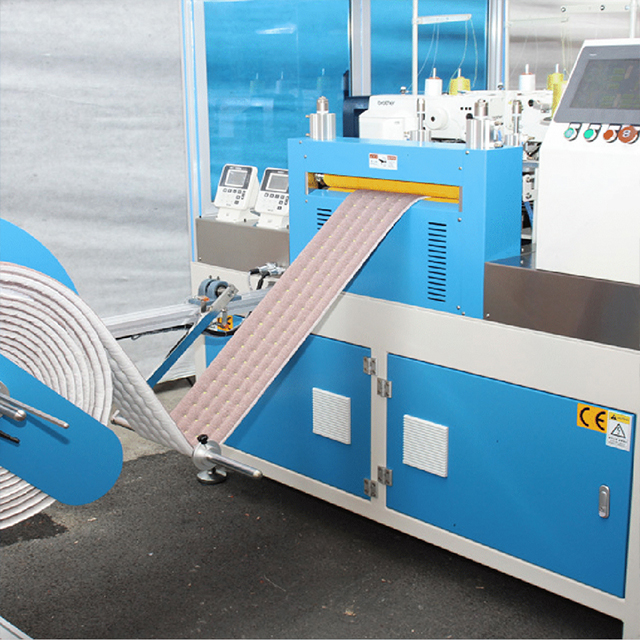 Linha de produção automática de costura lateral de colchão XDB-2B4A