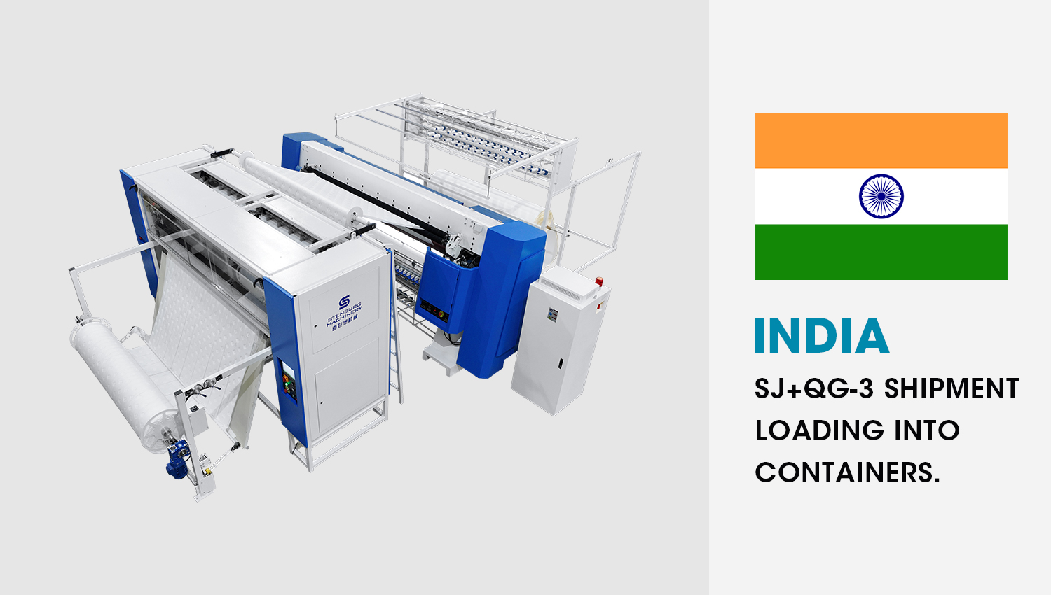 O pedido do cliente indiano XDB-W-SJ+QG-3 foi carregado em contêineres e enviado.
